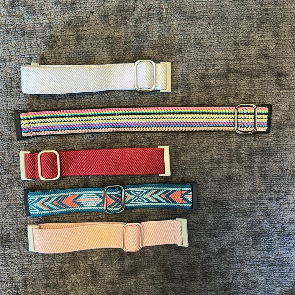 Colorful Set of 5 watch bands